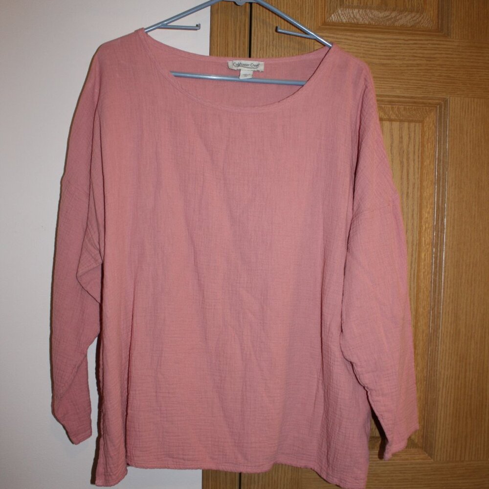 Coldwater Creek Pink Tunic size XL